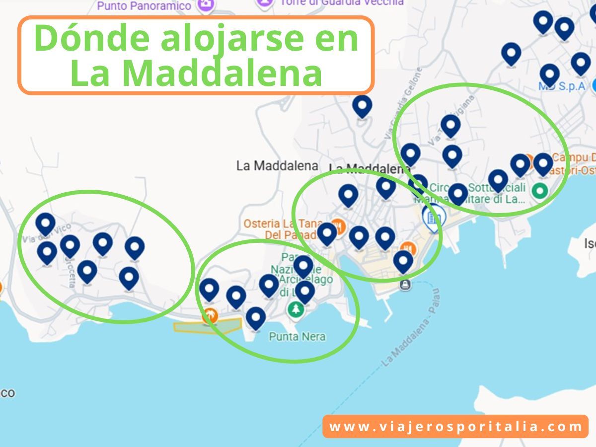 Dónde alojarse en La Maddalena (Cerdeña) Hoteles
