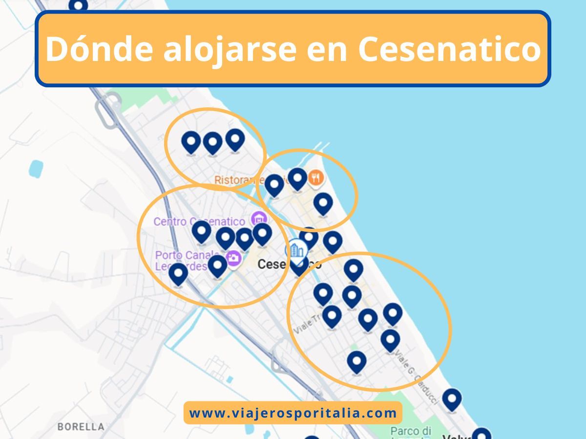 Dónde dormir en Cesenático: Mejores Zonas y Hoteles