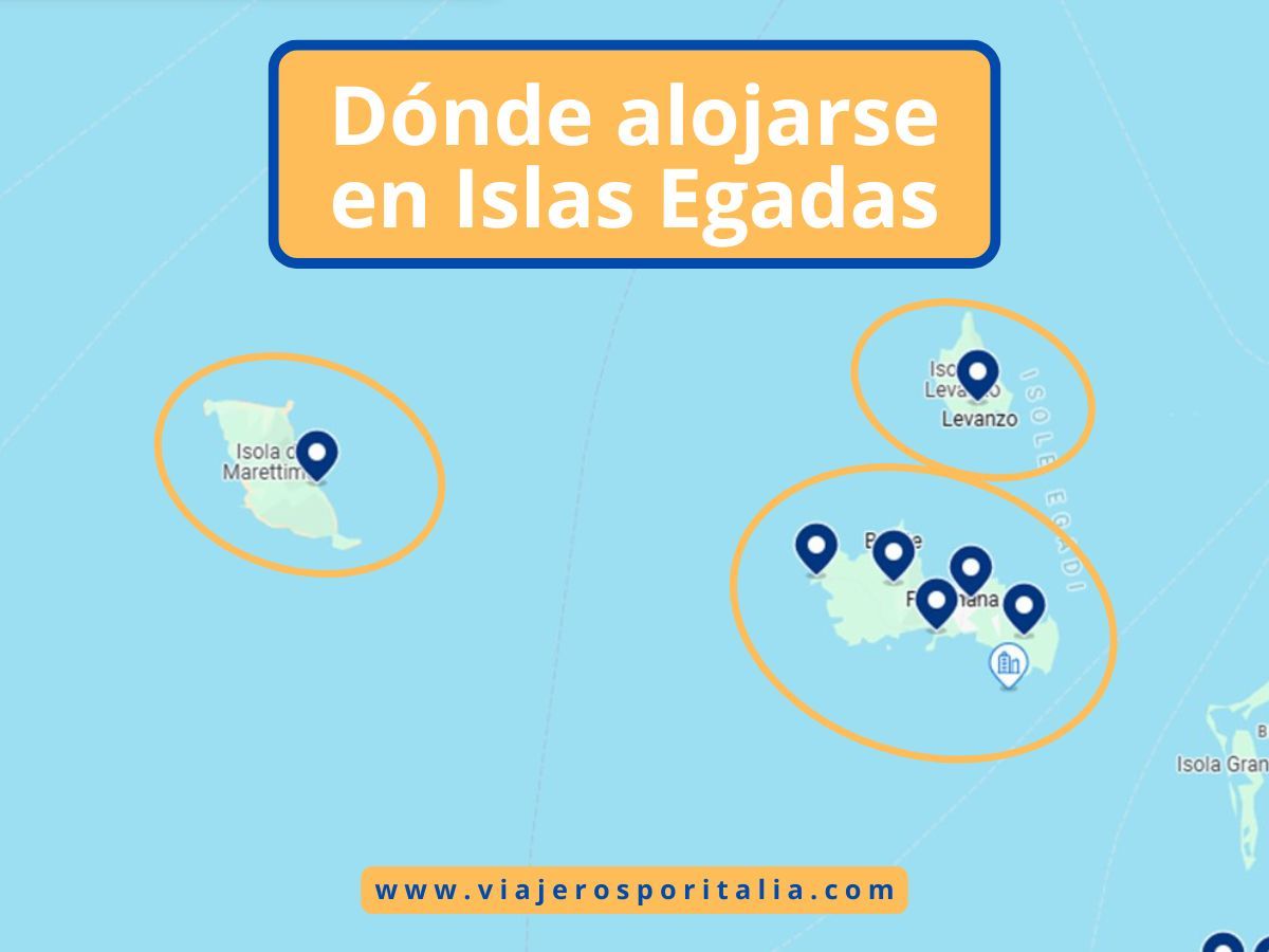 Dónde alojarse en las Islas Egadas: Pueblos y Hoteles