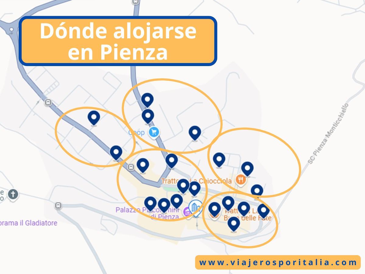 Dónde alojarse en Pienza (Toscana) Mejores Zonas y Hoteles