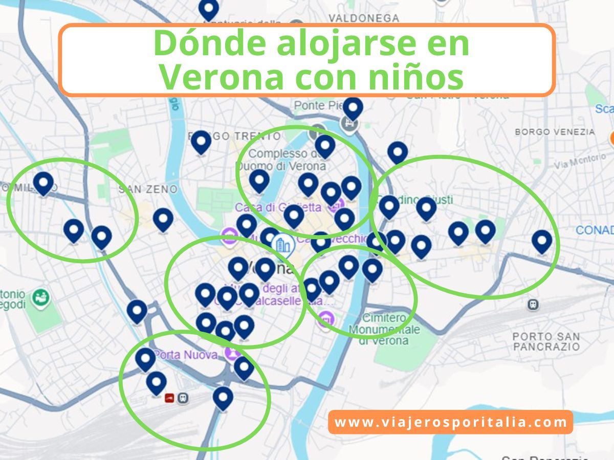 Dónde alojarse en Verona con niños – Zonas y hoteles