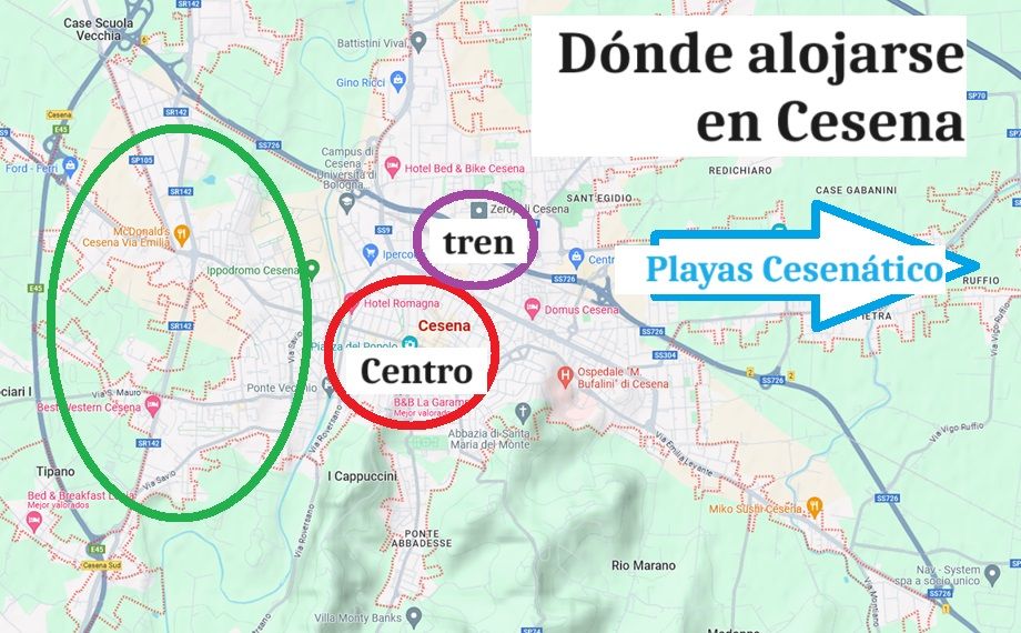 Dónde alojarse en Cesena, Italia: Mejores zonas y hoteles