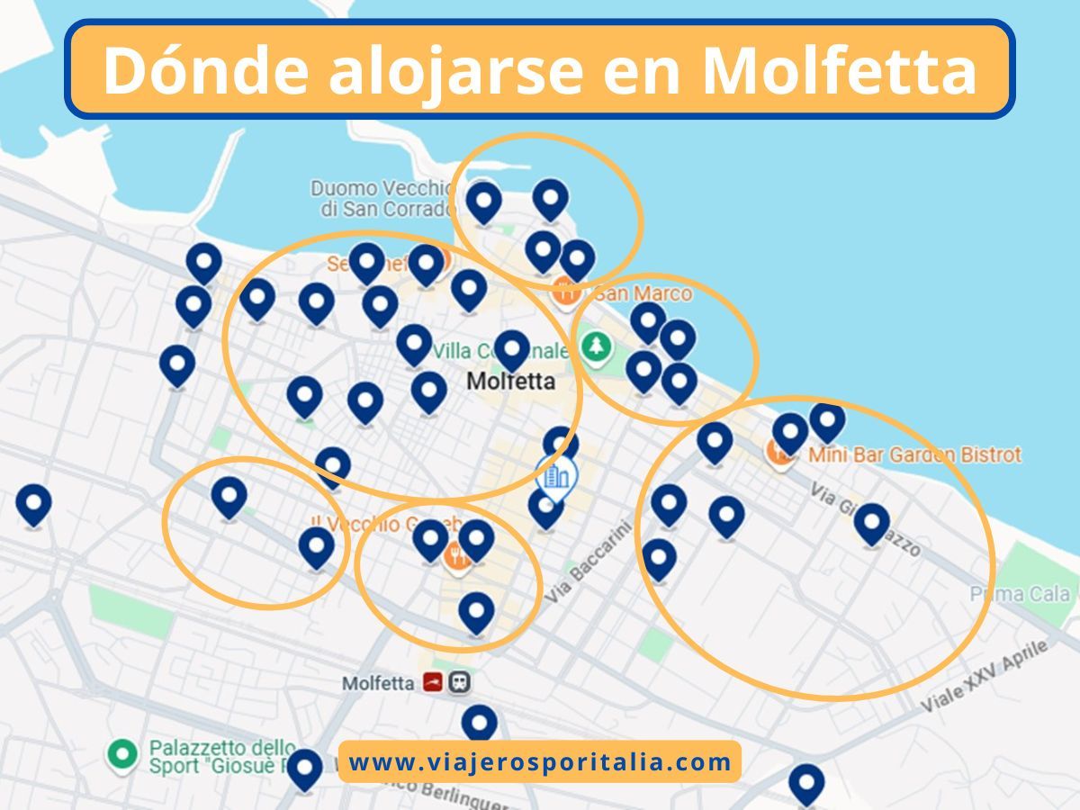 Dónde hospedarse en Molfetta, Apulia: Guía de alojamientos