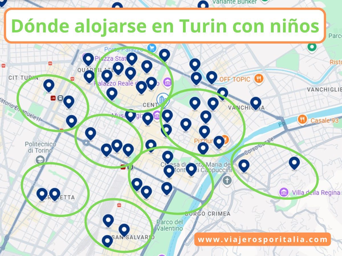 Dónde alojarse en Turín con niños – Zonas y Hoteles